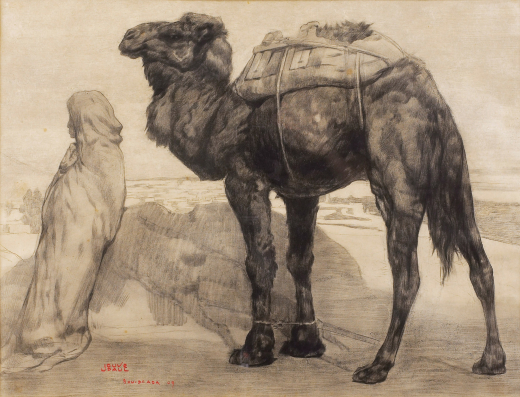Vente par "Christie's France" du 24/10/2007 - Chamelier à Bou Saada. 1909 (lot n°86)